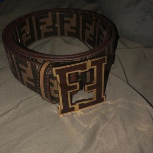 fendi zucca belt